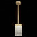 Terra LED Pendant in Gold/Rake Clear (48|93024035ST)