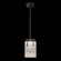 Terra LED Pendant in Black/Rake Clear (48|93024015ST)