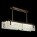 Terra LED Linear Pendant in Bronze/Clear Glass (48|92804041ST)