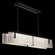 Terra LED Linear Pendant in Black/Rake Clear (48|92804015ST)