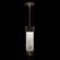 Bond LED Pendant in Black/Gold (48|92634021ST)