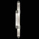 Bond LED Wall Sconce in Silver/Diamond Blanket (48|92585041ST)