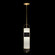 Bond LED Pendant in Black/Gold (48|92484022ST)