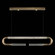 Antonia LED Linear Pendant in Ombre Bronze/Brass/Smoke (48|924140612ST)