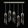 Antonia LED Linear Pendant in Ombre Silver/Nickel/Charcoal (48|923140721ST)
