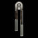 Antonia LED Wall Sconce in Ombre Silver/Nickel/Charcoal (48|922750721ST)