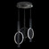 Selene LED Pendant in Black/Clear Glass (48|9222401ST)