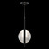 Selene LED Pendant in Black/White Glass (48|9221401ST)