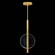 Selene LED Pendant in Gold/Clear Glass (48|9213403ST)