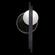 Selene LED Wall Sconce in Black/Clear & White Glass (48|9205501ST)