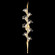 Azu LED Wall Sconce in Gold Leaf (48|9184502ST)