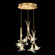 Azu LED Pendant in Gold Leaf (48|9165402ST)