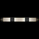 Bond LED Bath Bar in Black & Gold/Diamond Blanket (48|91595021ST)