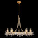 Azu LED Chandelier in Gold Leaf (48|9152402ST)
