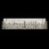 Terra LED Bath Bar in Silver/Rake Clear (48|91345025ST)