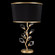Foret One Light Table Lamp in Gold Leaf w/Black Fabric & Gold Inner Lining Shades (48|90801021ST)