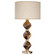 Natural Inspirations One Light Table Lamp in Black & Gold Blown Glass w/Beige Shade (48|90001032ST)
