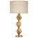 Natural Inspirations One Light Table Lamp in Natural Quartz Blown Glass w/Beige Shade (48|90001022ST)