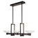 Delphi LED Pendant in Black/Gold (48|8970403ST)