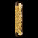 Terra LED Wall Sconce in Bronze/Gold Leaf Glass (48|89675042ST)