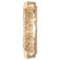 Terra LED Wall Sconce in Gold/Gold Leaf Glass (48|89675032ST)