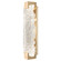 Terra LED Wall Sconce in Gold/Clear Glass (48|89675031ST)