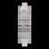 Terra LED Wall Sconce in Silver/Rake Clear (48|89675025ST)