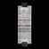 Terra LED Wall Sconce in Black/Rake Clear (48|89675015ST)