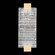 Terra LED Wall Sconce in Gold/Rake Clear (48|89665035ST)