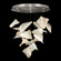 Elevate LED Pendant in Silver Leaf (48|895840172ST)
