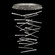 Elevate LED Pendant in Silver/Crystal Stardust Spires (48|895840131ST)