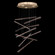 Elevate LED Pendant in Gold Leaf (48|895640251ST)