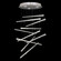 Elevate LED Pendant in Silver Leaf (48|895640131ST)