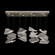 Elevate LED Pendant in Silver/Frozen Pages (48|894840162ST)