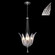 Plume Four Light Pendant in Silver/White ''Plumes'' (48|89394011ST)