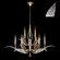 Plume Nine Light Chandelier in Gold/White ''Plumes'' (48|89364021ST)