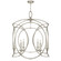 Cienfuegos Six Light Chandelier in Silver Leaf w/No Shades (48|889840SF4)
