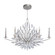 Lily Buds Six Light Chandelier in Silver (48|883240ST)