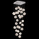 Vesta LED Pendant in Silver w/White Glass (48|86764011LD)