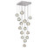 Natural Inspirations LED Pendant in Silver w/Nebula Glass Drops (48|853040106LD)