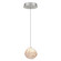 Natural Inspirations LED Drop Light in Silver w/Natural Quartz Glass Drop (48|85224010LD)