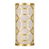 Allegretto Two Light Wall Sconce in Gold Leaf w/Champagne Fabric Shade (48|816850SF33)