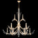 Trevi 15 Light Chandelier in Gold Leaf (48|7817402ST)