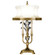 Beveled Arcs Three Light Table Lamp in Gold (48|769410ST)