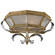 Beveled Arcs Two Light Flush Mount in Gold (48|767640ST)