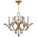 Beveled Arcs Five Light Chandelier in Gold (48|763040ST)