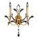 Beveled Arcs Two Light Wall Sconce in Gold (48|761350ST)