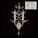 Crystal Laurel Two Light Wall Sconce in Silver Leaf (48|759750SF4)