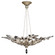 Crystal Laurel Six Light Pendant in Silver (48|753740ST)