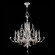 Beveled Arcs 16 Light Chandelier in Silver Leaf (48|739640SF4)